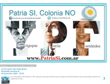 Tablet Screenshot of patriasi.com.ar